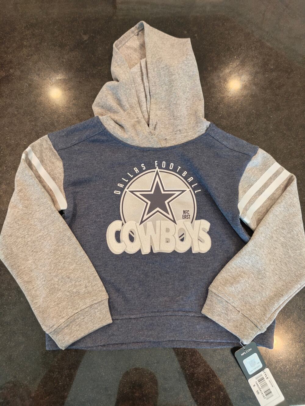 Toddler Dallas Cowboys Club House Long Sleeve Hoodie Top sz M 5/6